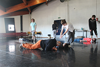atelier danse avec Laetitia Passard du Centre Chorégraphique National du Havre
